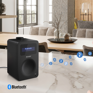 SHARP Tokyo Digital Radio With Bluetooth 5.0, DAB+/FM Radio Audio Player