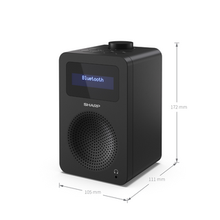 SHARP Tokyo Digital Radio With Bluetooth 5.0, DAB+/FM Radio Audio Player