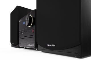 SHARP Micro Hi-Fi Sound System Stereo with DAB Radio, DAB+, FM, Bluetooth, CD-MP3 & USB Playback