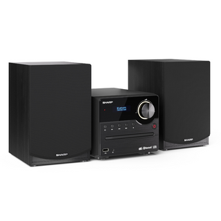 SHARP Micro Hi-Fi Sound System Stereo with DAB Radio, DAB+, FM, Bluetooth, CD-MP3 & USB Playback