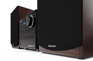 SHARP Micro Hi-Fi Sound System Stereo with DAB Radio, DAB+, FM, Bluetooth, CD-MP3 & USB Playback