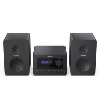SHARP Tokyo 40W Hi-Fi Micro Sound System With FM Radio & CD Player - Black
