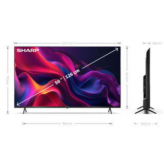 SHARP 50HM5245K 50 Inch 4K Ultra HD TiVo Smart QLED TV Frameless