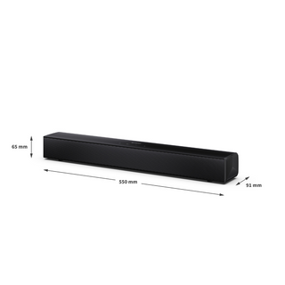 SHARP HT-SB121 Compact 2.0 Bluetooth Soundbar