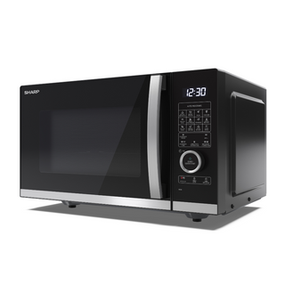 SHARP 25 Litre 900W Semi-Digital Flatbed Combi Microwave Oven with Convection and 1200W Grill