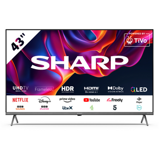 SHARP 43GM6245K 43 Inch 4K UHD QLED Smart TV with TiVo