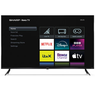 SHARP 50HJ6225KB 50 Inch 4K UHD Quantum Dot Smart Roku TV