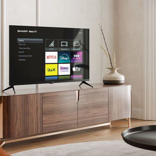 SHARP 43HJ4225K 43 Inch 4K Ultra HD Roku Smart TV with Freely
