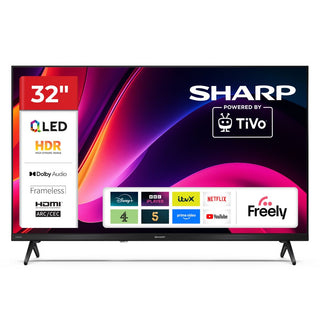 SHARP 32HE3245K 32 Inch HD TiVo Smart QLED TV Frameless