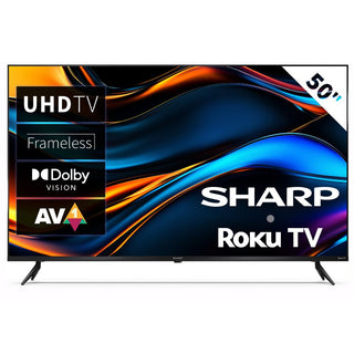 SHARP 50HJ4225K 50 Inch 4K Ultra HD Roku Smart TV with Freely