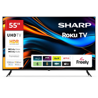SHARP 55HJ4225KB 55 Inch 4K Ultra HD Roku TV