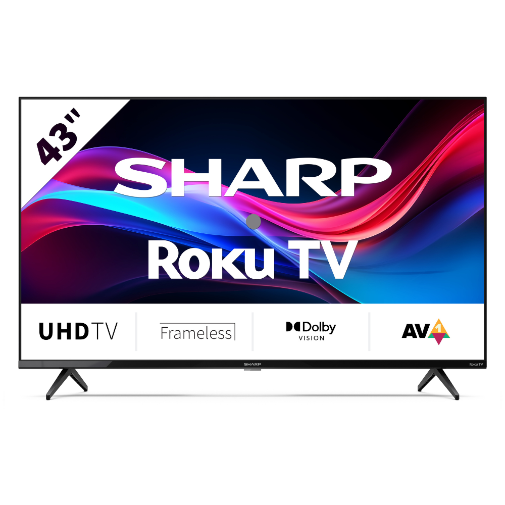 Sharp 43GJ4225K 43 Inch 4K Ultra HD Roku Smart TV – Sharp Consumer UK