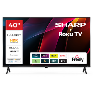 SHARP 40HD2225K 40 Inch Full HD Roku Smart TV with Freely