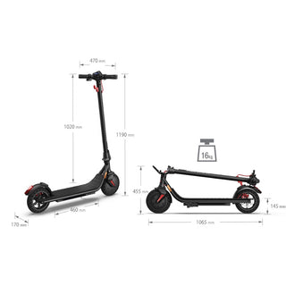 SHARP KS3 Foldable Electric Scooter with LED Light Footplate