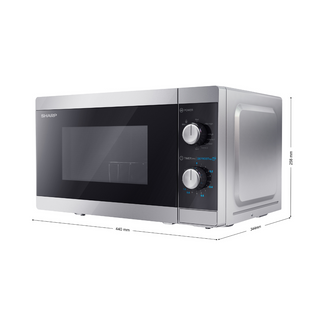 SHARP 20 Litre 800W Compact Manual Control Combi Microwave Oven With 1000W Grill