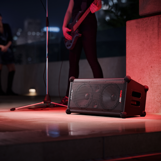 SHARP SumoBox - High Performance 120W RMS Portable Speaker/PA System With Duo Mode & SAM® by Devialet Technology