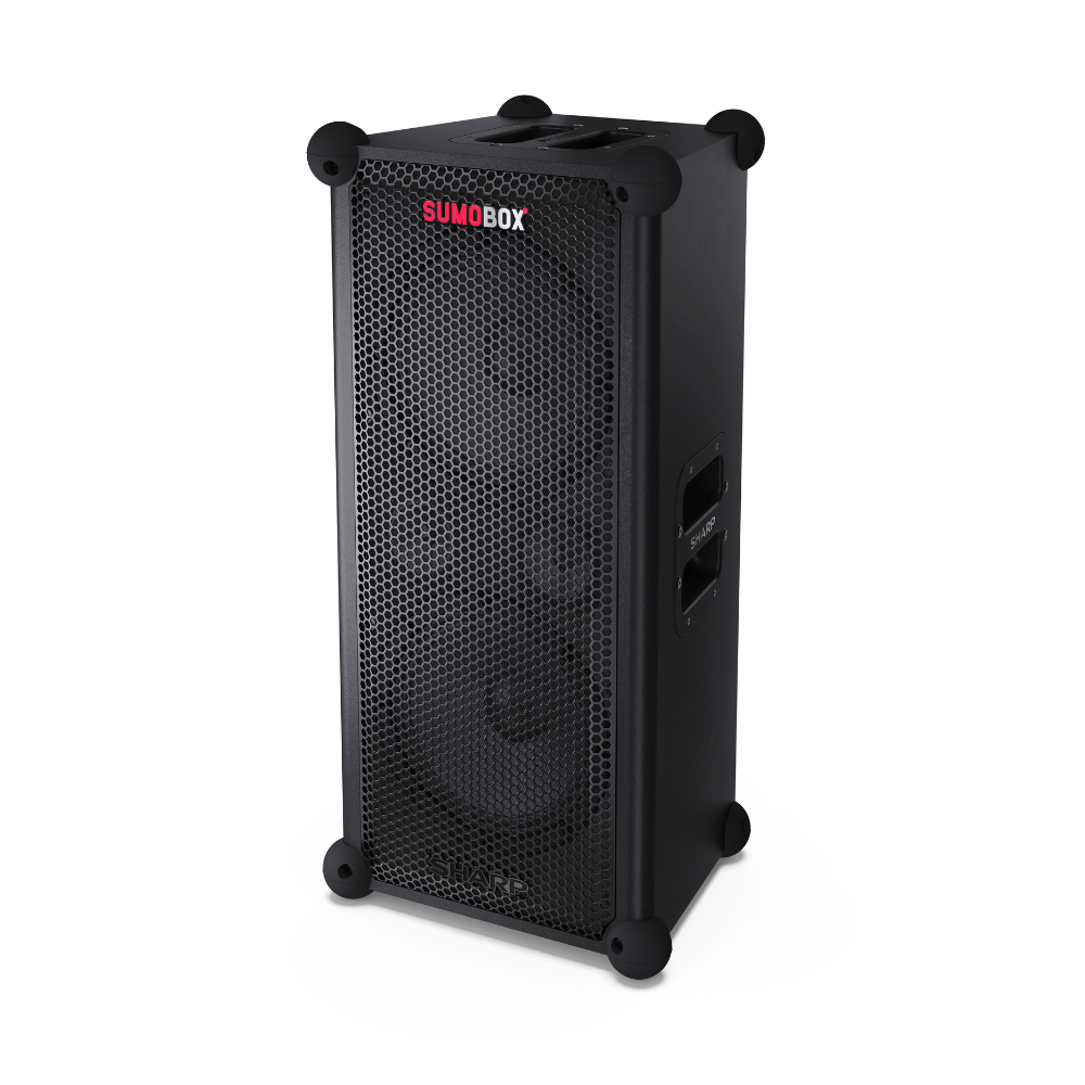 SHARP SumoBox Pro - High Performance 120W RMS Portable Speaker/PA ...