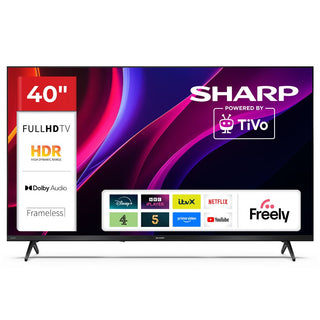 SHARP 40HE2245K 40 Inch Full HD TiVo Smart LED TV Frameless