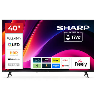 SHARP 40HE3245K 40 Inch Full HD TiVo Smart QLED TV Frameless