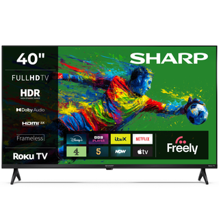 SHARP 40HD2225K 40 Inch Full HD Roku Smart TV with Freely