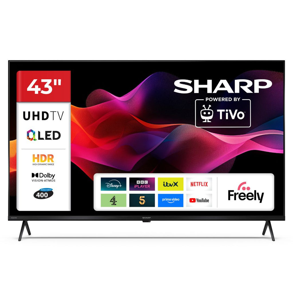 SHARP 43HM5245KB 43 Inch 4K UHD Quantum Dot TiVo Smart TV – Sharp ...