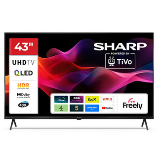 SHARP 43HM5245K 43 Inch 4K Ultra HD TiVo Smart QLED TV Frameless