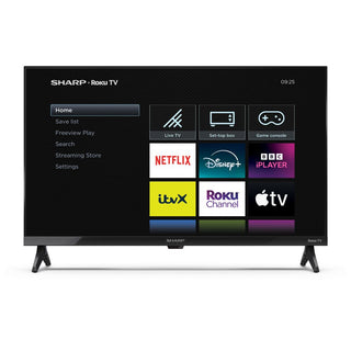 SHARP 24HD2225K 24 Inch HD Roku Smart TV with Freely