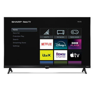 SHARP 32HD2225K 32 Inch HD Roku Smart TV with Freely