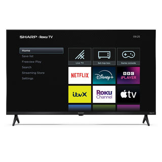 SHARP 40HD2225K 40 Inch Full HD Roku Smart TV with Freely