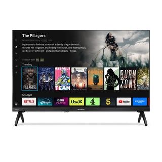 SHARP 24HE2245K 24 Inch HD TiVo Smart TV Frameless