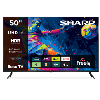 SHARP 50HJ4225K 50 Inch 4K Ultra HD Roku Smart TV with Freely