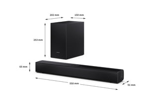 SHARP HT-SBW121K 2.1 Soundbar With Wireless Subwoofer