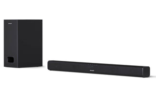 SHARP HT-SBW110  2.1 Slim Wireless Bluetooth Soundbar With Wired Subwoofer